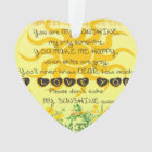 You are My Sunshine with Flowers in Yellow