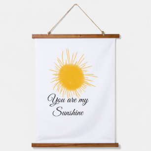 you are my sunshine yellow orange sun rays add nam hanging tapestry