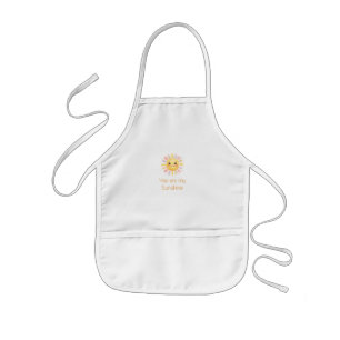 you are my sunshine yellow orange sun rays add nam kids apron