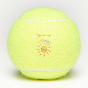 you are my sunshine yellow orange sun rays add nam tennis balls