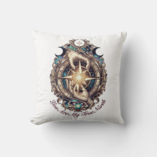 You Are My True North Celestial Compass T-Shirt Cushion