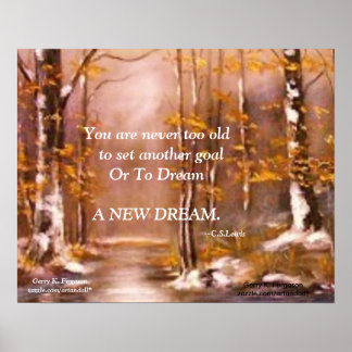 YOU ARE NEVER TOO OLD C.S.LEWIS PRINT