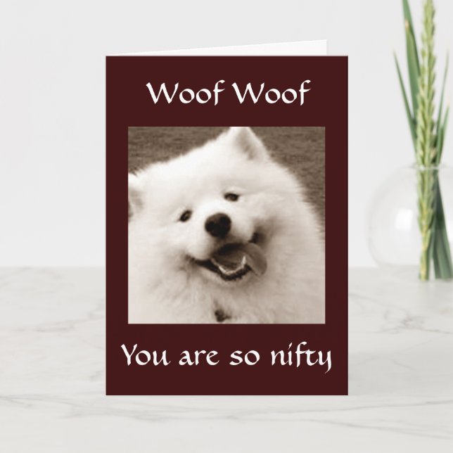 **YOU ARE NIFTY** FOR TURNING **60** BIRTHDAY CARD (Front)