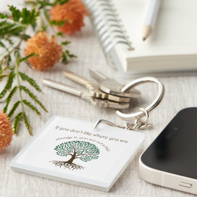 You are not a tree key ring (Front Right)
