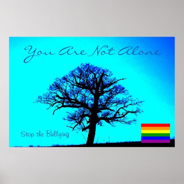 You are not Alone/LGBT Poster (Front)