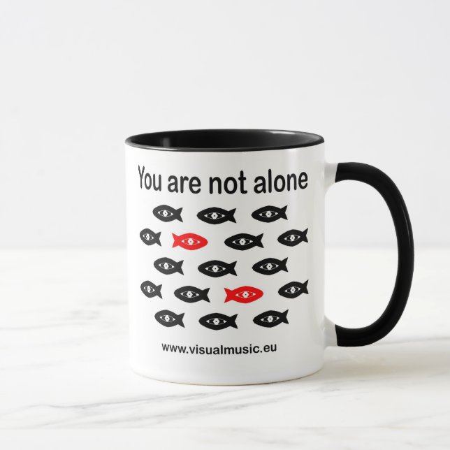 You are not alone mug (Right)