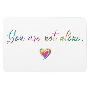 You Are Not Alone/Safety Pin Magnet