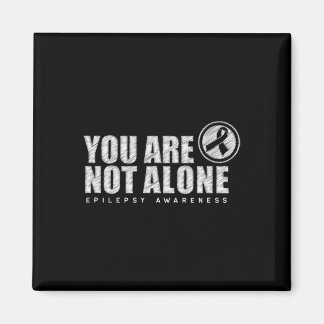 You Are Not Alone Wear Purple Day Epilepsy Awarene Magnet