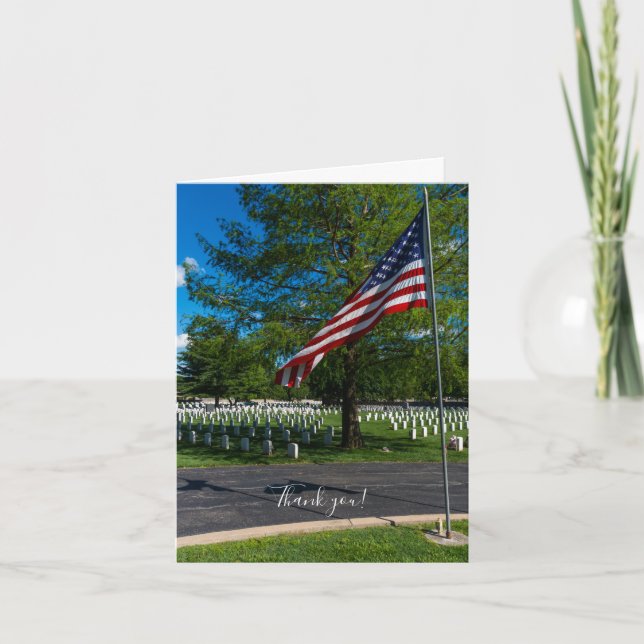 You Are Not Forgotten Thank You Card (Front)