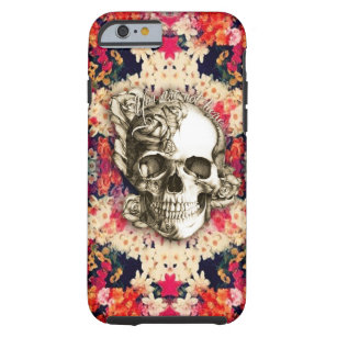 You are not here Day of the Dead floral art Tough iPhone 6 Case
