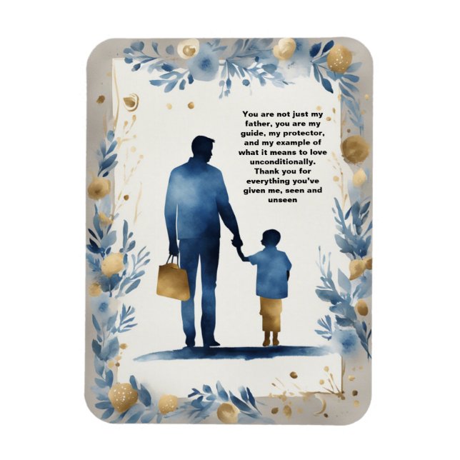 You are not just my father magnet (Vertical)