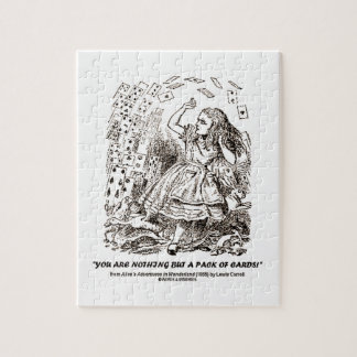 You Are Nothing But A Pack Of Cards Jigsaw Puzzle