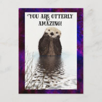 You are Otterly Amazing Cute Pun with Sweet Otter