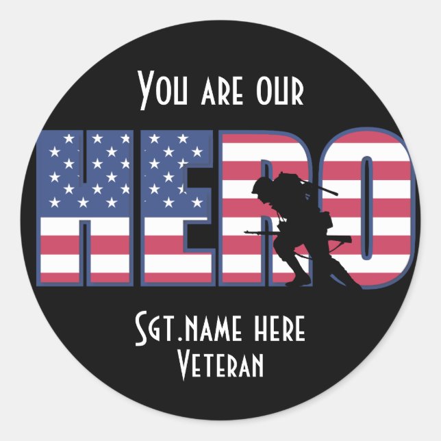 You Are Our Hero - Sticker (Front)
