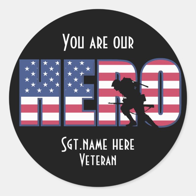 You Are Our Hero - Sticker (Front)
