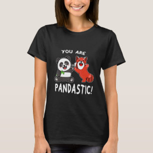 You Are Pandastic Red Panda   Wildlife Animal T-Shirt