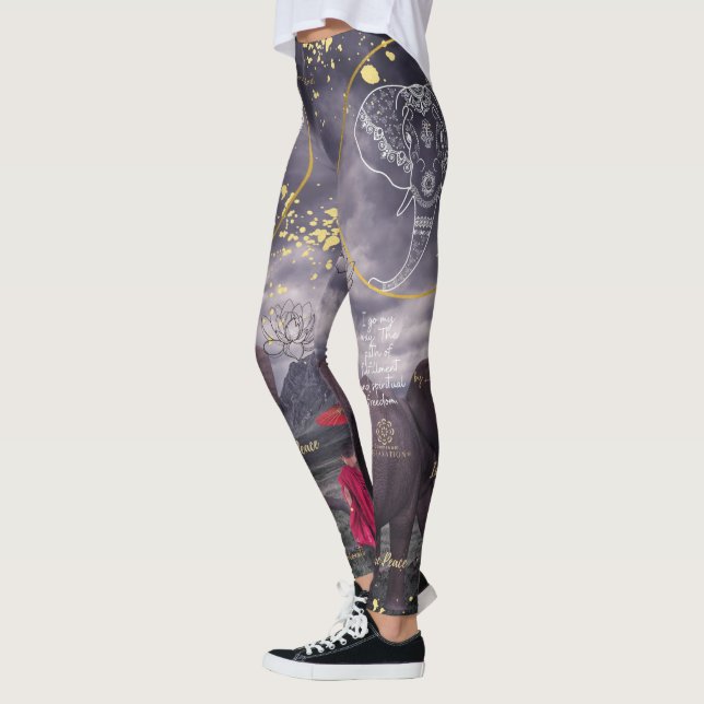 You are Peace Leggings by Ooomsuum Relaxation© (Left)