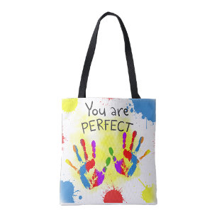 You are perfect Autism Tote Bag Reusable Shopping