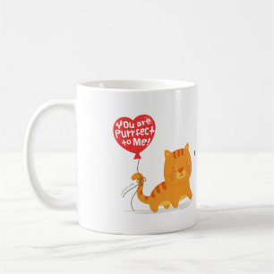 You are Purrfect To Me Cute Kitty Cat Pun Coffee Mug
