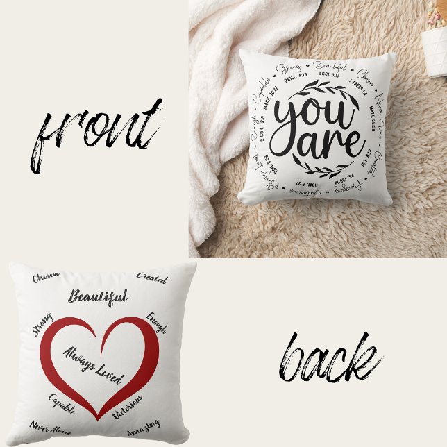 "You Are" Religious Inspirational Bible Verses Cushion (Creator Uploaded)