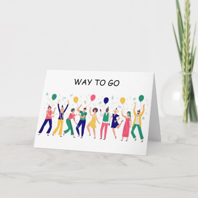 YOU ARE **RETIRING** YOU DID IT!!! CARD (Front)