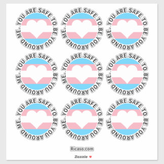 You are safe to be you around me transgender heart