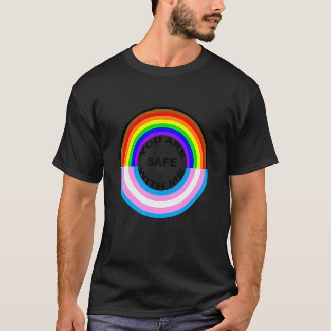 You Are Safe With Me Lgbtq+ Costumed T-Shirt (Front)