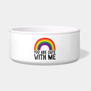 You Are Safe With Me LGBTQ Pride Month Rainbow