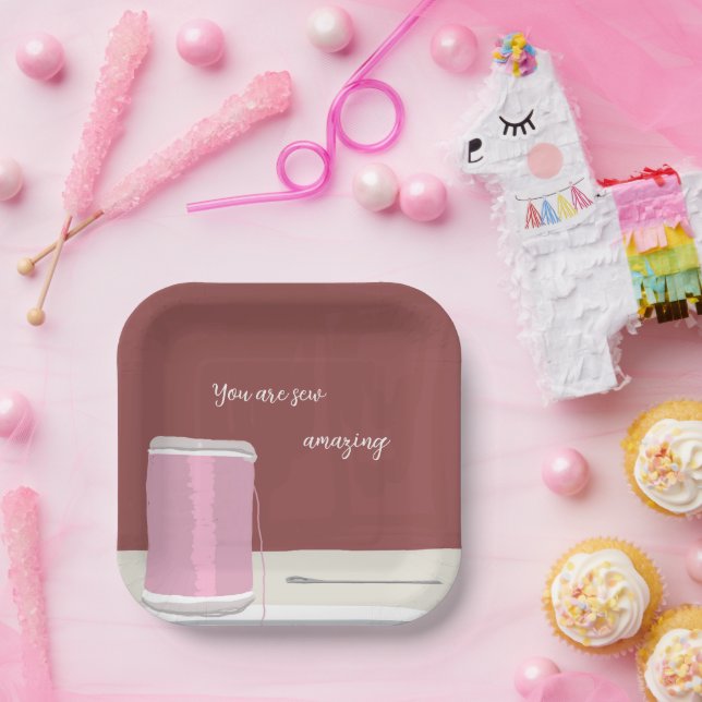 You are Sew Amazing  Paper Plate (Party)