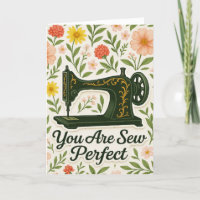 You Are Sew Perfect antique sewing machine quilter