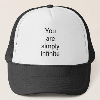 You are simply infinite Baseball cap