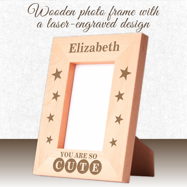 You are so cute custom name stars etched frames (Creator Uploaded)