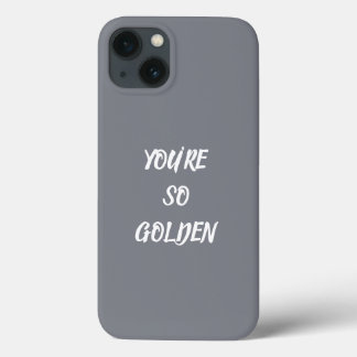 You Are So Golden Harry Lyrics iPhone 13 Case