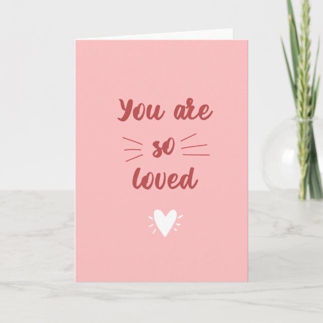 You Are So Loved Card (Front)