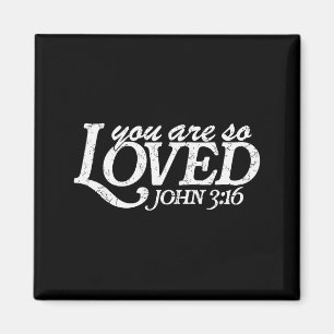 You Are So Loved Christian Verse Valentines Day Bi Magnet