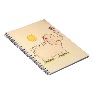 "You are so Loved" Elephant Notebook