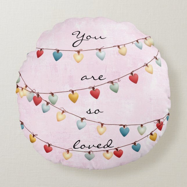 You Are So Loved Throw Pillow (Front)