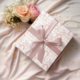 You Are So Strong Rainbow Wrapping Paper Sheets 