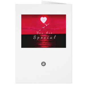 You Are Special Card Sunset Love - Add Text Name
