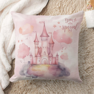 You are Special Palace in the Pink CloudBurp Cloth Cushion