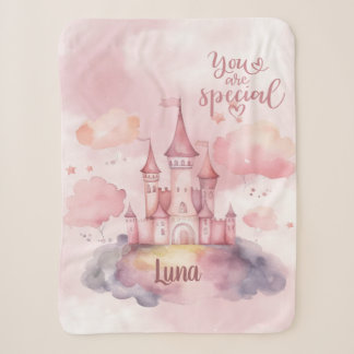 You are Special Palace on the Pink Cloud Sherpa Blanket