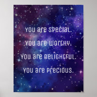 "You Are Special" Positive Affirmations