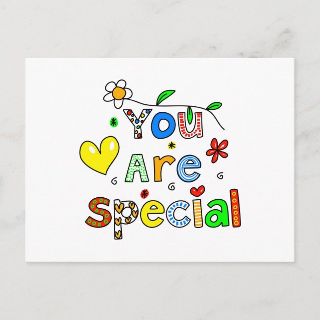 You Are Special Postcard (Front)
