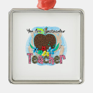 You Are Spectacular Teacher Metal Tree Decoration