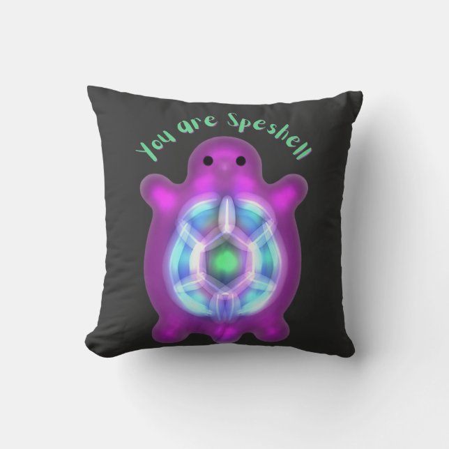 You Are Speshell Turtle Personalised Gift Cushion (Front)