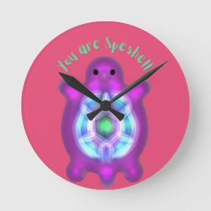 You Are Speshell Turtle Personalised Gift T-Shirt Round Clock