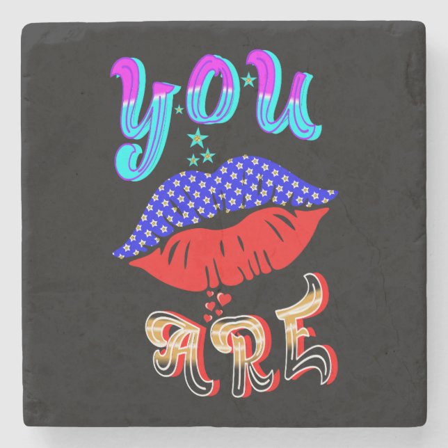 You Are Stone Coaster (Front)