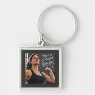 You Are Stronger Than Ever Key Ring