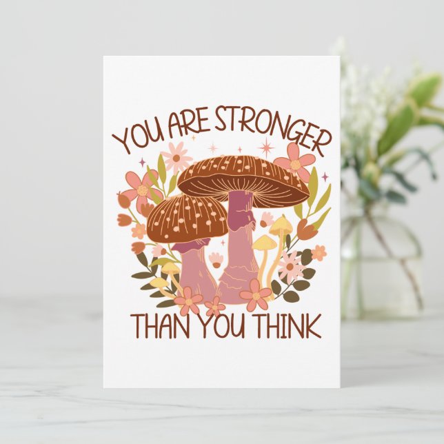 You Are Stronger Than You Think Holiday Card (Standing Front)