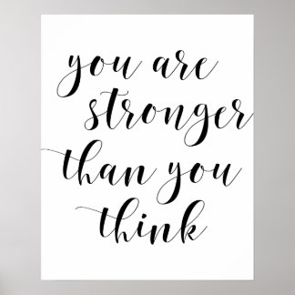 You Are Stronger Than You Think Poster